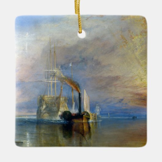 Ornement En Céramique William Turner - Le Temeraire de combat (Devant)