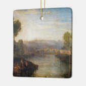 Ornement En Céramique William Turner - Vue sur Richmond Hill et le pont (Gauche)