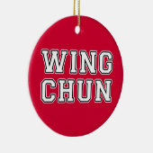 Ornement En Céramique Wing Chun (Droite)