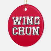 Ornement En Céramique Wing Chun (Gauche)