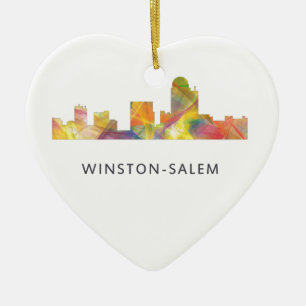 ORNEMENT EN CÉRAMIQUE WINSTON - HORIZON DE SALEM, NIÈME CAROLINE -