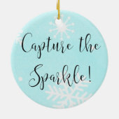 Ornement en céramique "Winter DIVA" (Dos)