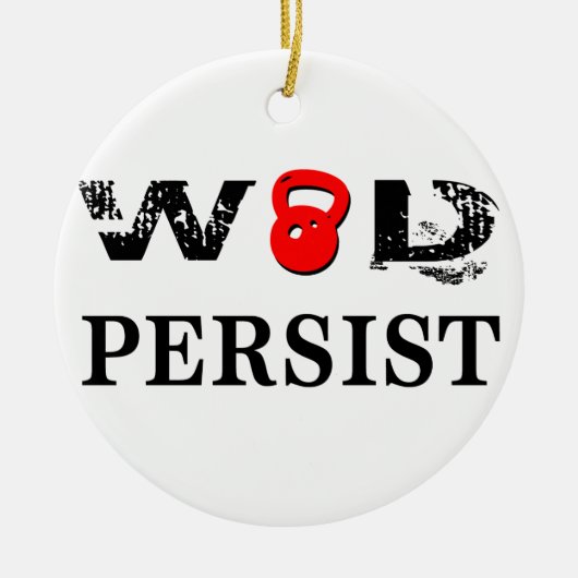 Ornement En Céramique WOD persistent (Devant)
