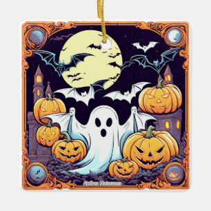 Ornement En Céramique Wow Halloween Thrill