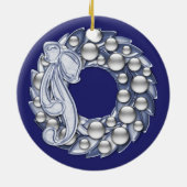 Ornement En Céramique Wreath Hanoukka (Dos)
