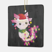 Ornement En Céramique xmas santa claus axolotl (Gauche)