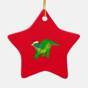 Ornement En Céramique Xmasaures