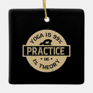 Ornement En Céramique Yoga, Om, Peur, Entraînement, Méditation, Enseig