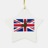 Ornement En Céramique Yule Britannia (Dos)