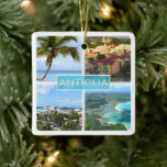 Ornement En Céramique zAG003 ANTIGUA, Mosaic Antigua-et-Barbuda,<br><div class="desc">Vous y trouverez le souvenir de vos vacances. Cette catégorie contient des ornements en céramique de nombreux endroits en Amérique. (zAG003 ANTIGUA, Mosaic Antigua-et-Barbuda, ornement céramique). Amaze amis et parents avec les souvenirs uniques de votre voyage. Essaie-nous ! #LeoPepeDesign - port de plaisance, le fameux hugo, la plage antigua -...</div>