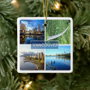 Ornement En Céramique zCA008 VANCOUVER mosaïque, Canada, Amérique,