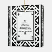 Ornement En Céramique Zen (Gauche)