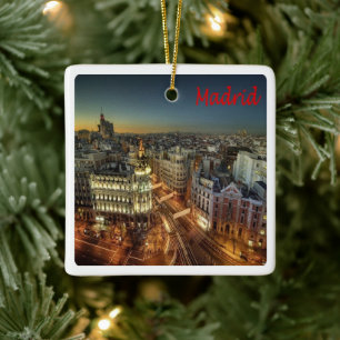 Ornement En Céramique zES118 MADRID City, Espagne, Europe,