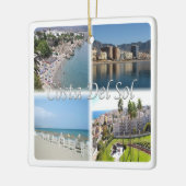 Ornement En Céramique zES156 COSTA DEL SOL, Espagne, (Gauche)