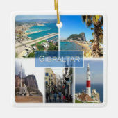 Ornement En Céramique zGI004 GIBRALTAR, Europe, (Devant)