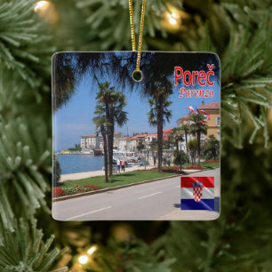 Ornement En Céramique zHR010 POREC, Croatie, Fridge