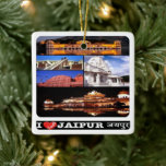 Ornement En Céramique zIN003 j'aime JAIPUR Inde, Asie,<br><div class="desc">Vous y trouverez le souvenir de vos vacances. Cette catégorie contient des ornements en céramique de nombreux endroits en Inde. . ( zIN003 j'aime JAIPUR Inde, Asie, Ornement Céramique). Amaze amis et parents avec les souvenirs uniques de votre voyage. Essaie-nous ! #LeoPepeDesign - asia india, leopepedesign, voyage photo turisme, cadeau...</div>