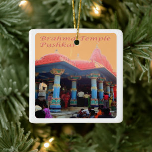 Ornement En Céramique zIN20 Brahma Temple PUSHKAR, Inde, Asie,