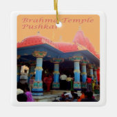 Ornement En Céramique zIN20 Brahma Temple PUSHKAR, Inde, Asie, (Devant)