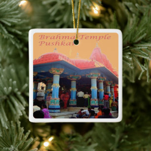 Ornement En Céramique zIN20 Brahma Temple PUSHKAR, Inde, Asie,