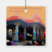 Ornement En Céramique zIN20 Brahma Temple PUSHKAR, Inde, Asie, (Dos)