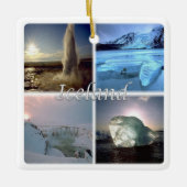 Ornement En Céramique zIS002 ISLANDE, (Devant)