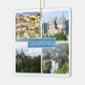 Ornement En Céramique zLU003 LUXEMBOURG, (Gauche)