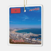 Ornement En Céramique zMA026 AGADIR, Maroc, Afrique, (Gauche)