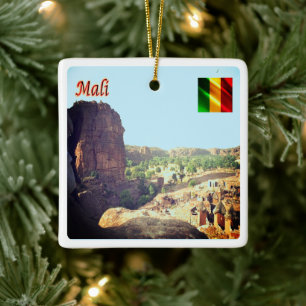 Ornement En Céramique zML005 MALI, Begnimatou, Afrique,