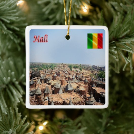 Ornement En Céramique zML006 MALI, Endelou, Afrique, (Arbre)