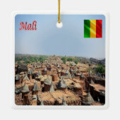 Ornement En Céramique zML006 MALI, Endelou, Afrique, (Dos)