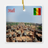 Ornement En Céramique zML006 MALI, Endelou, Afrique, (Devant)