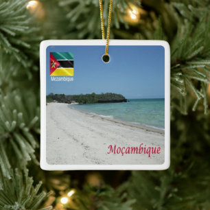 Ornement En Céramique zMZ004 MOZAMBIQUE, Plage, Afrique,