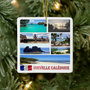 Ornement En Céramique zNC003 NOUVELLE CALÉDONIE, mosaïque, Océanie,