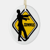 Ornement En Céramique Zombis de précaution (Droite)