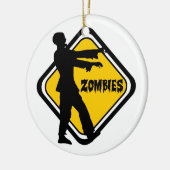 Ornement En Céramique Zombis de précaution (Gauche)