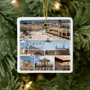 Ornement En Céramique zPL004 KRAKOW, Pologne, Europe,
