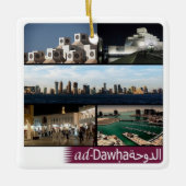 Ornement En Céramique zQA010 mosaïque de DOHA, Qatar, Asie, (Devant)