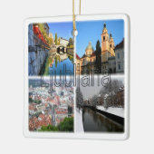 Ornement En Céramique zSI016 LJUBLJANA, Slovénie, Europe, (Gauche)