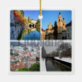 Ornement En Céramique zSI016 LJUBLJANA, Slovénie, Europe, (Dos)