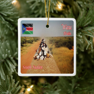 Ornement En Céramique zSS006 UEO, Soudan du Sud, Afrique,