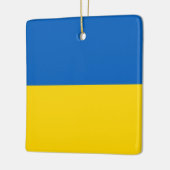 Ornement En Céramique zUA001 UKRAINE FLAG ukrainien, (Gauche)