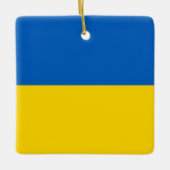 Ornement En Céramique zUA001 UKRAINE FLAG ukrainien, (Devant)