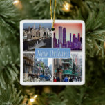 Ornement En Céramique zUS049 NOUVELLE-ORLÉANS LOUISIANA,<br><div class="desc">Vous y trouverez le souvenir de vos vacances. Cette catégorie contient l'Ornement en céramique de nombreux endroits aux États-Unis d'Amérique. (zUS049 NEW ORLEANS LOUISIANA, Mosaïque, Ornement en céramique). Amaze amis et parents avec les souvenirs uniques de votre voyage. Essaie-nous ! #LeoPepeDesign - new orleans louisiana usa, quartier central des affaires,...</div>