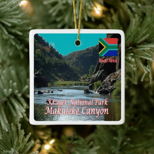 Ornement En Céramique zZA005 AFRIQUE DU SUD, N.P. Makuleke Canyon, (Arbre)