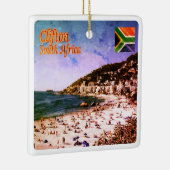 Ornement En Céramique zZA009 CLIFTON, Panorama, Afrique du Sud, (Droite)