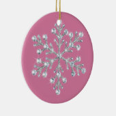 Ornement en cristal de flocon de neige (Droite)