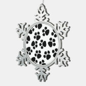 ornement en étain empreinte de patte (Vue impression)