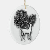 ornement en filigrane de Noël de cerfs communs (Droite)