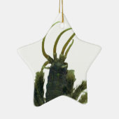 Ornement en forme d'étoile de Noël de ver de (Droite)